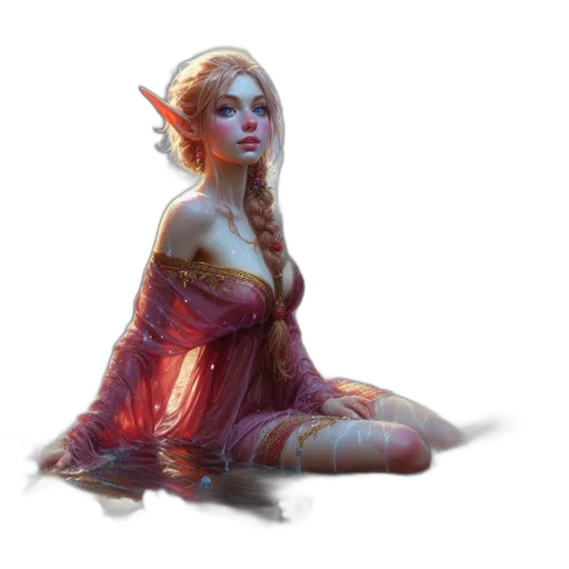 staff, dress, concept art, fantasy art transparent PNG cut-out