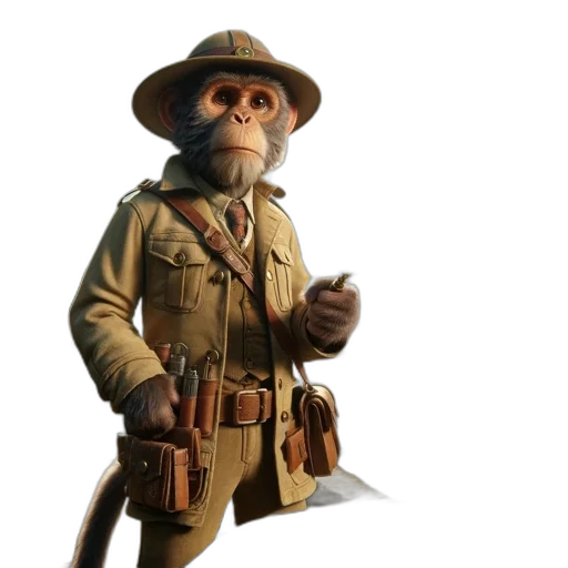 staff, hat, weapon, animal transparent PNG cut-out
