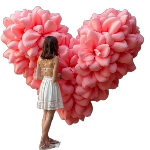 flower, dress, umbrella, tree transparent PNG cut-out
