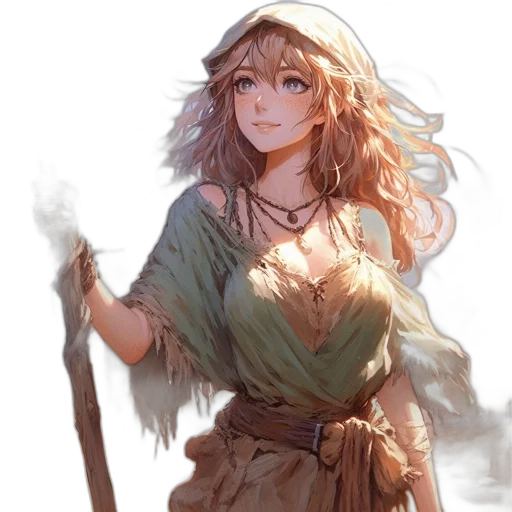staff, dress, sword, dragon transparent PNG cut-out