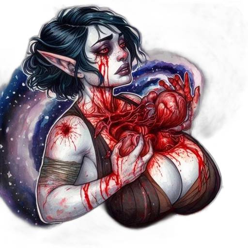 fantasy art, concept art, watercolor, comic book art transparent PNG cut-out