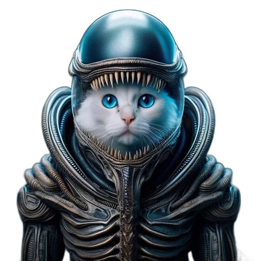 robot, animal, creature, staff transparent PNG cut-out
