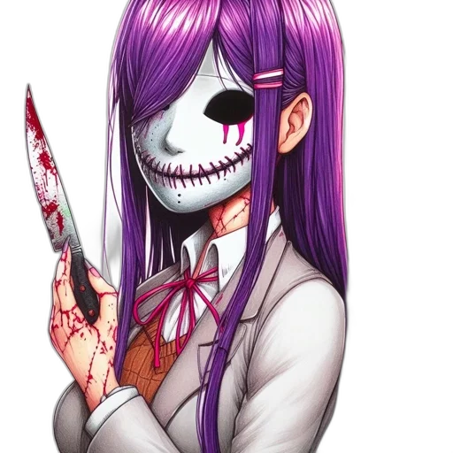 weapon, mask, staff, face transparent PNG cut-out