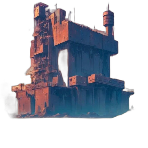 building, robot, furniture, crown transparent PNG cut-out