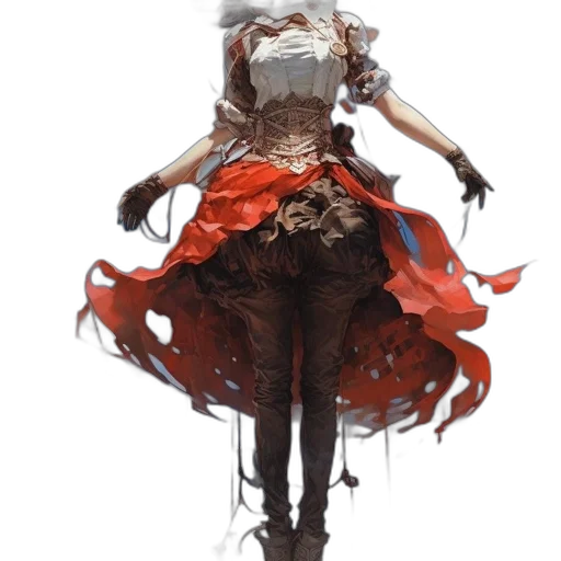 dress, staff, mask, face transparent PNG cut-out