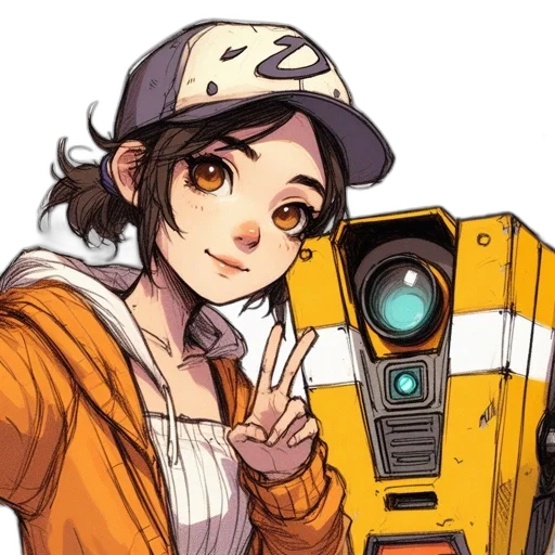 robot, staff, face, weapon transparent PNG cut-out