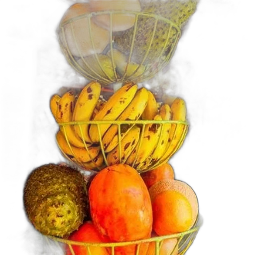 food, crown, photorealistic, oil painting transparent PNG cut-out