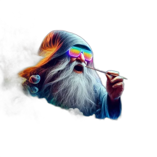 mask, fantasy art, concept art, vaporwave transparent PNG cut-out