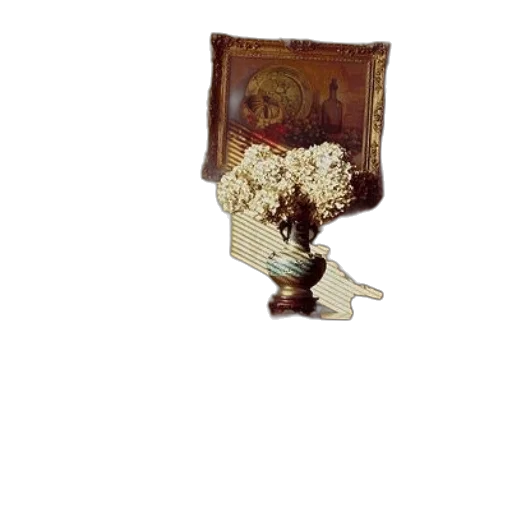 furniture, crown, staff, flower transparent PNG cut-out