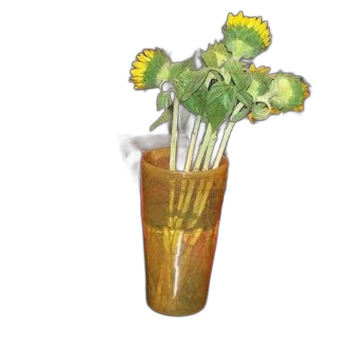 flower, bottle, staff, crown transparent PNG cut-out