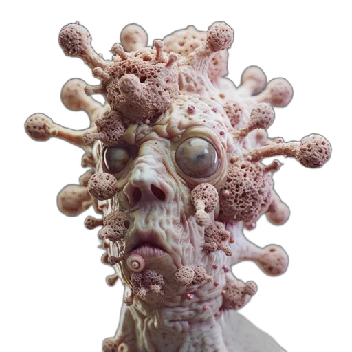 mask, face, creature, crown transparent PNG cut-out