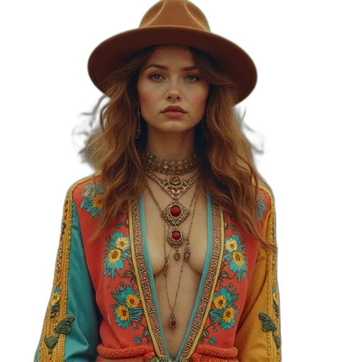 jewelry, jacket, hat, dress transparent PNG cut-out