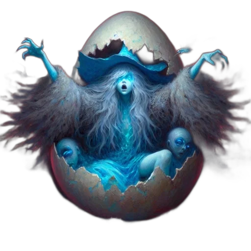creature, mask, concept art, fantasy art transparent PNG cut-out