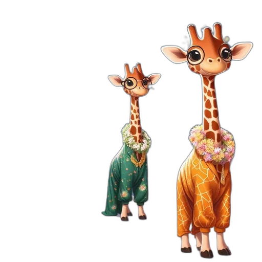 animal, 3d render, concept art, cartoon transparent PNG cut-out