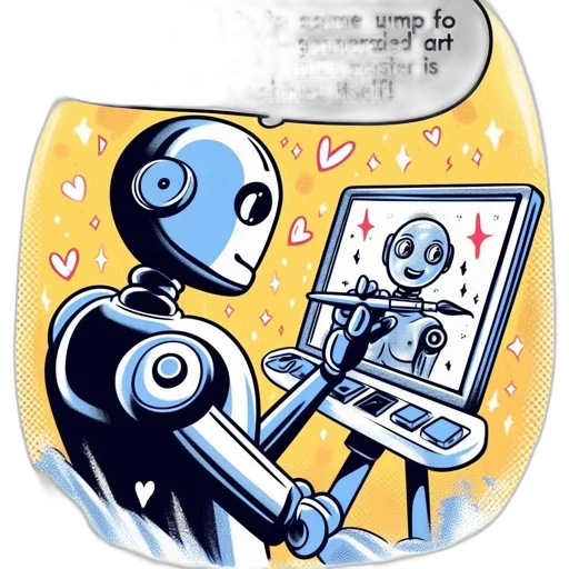 robot, comic book art, concept art, cartoon transparent PNG cut-out
