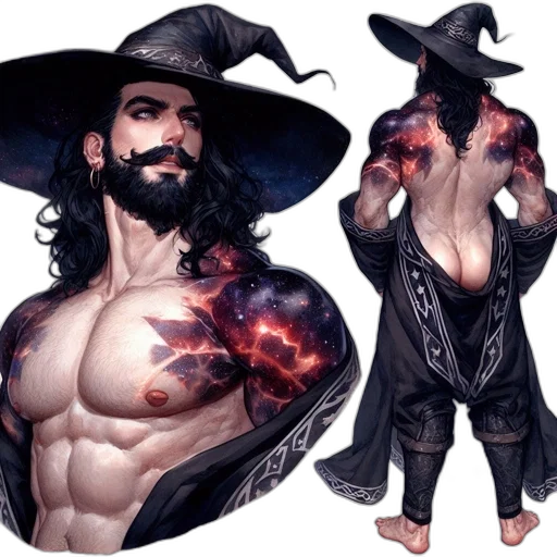 fantasy art, concept art, comic book art, photorealistic transparent PNG cut-out