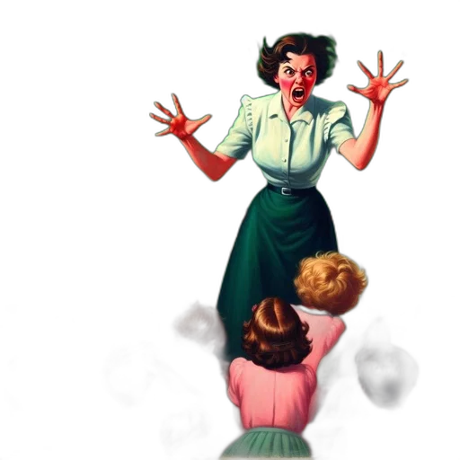 concept art, teacher, exasperatedly, explains transparent PNG cut-out