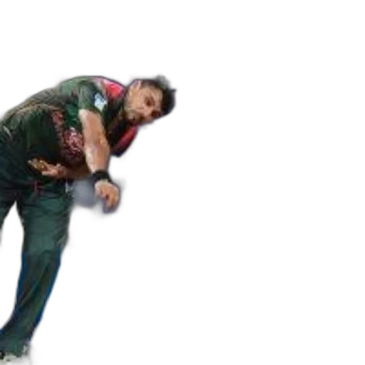cricket, player, action, wearing transparent PNG cut-out