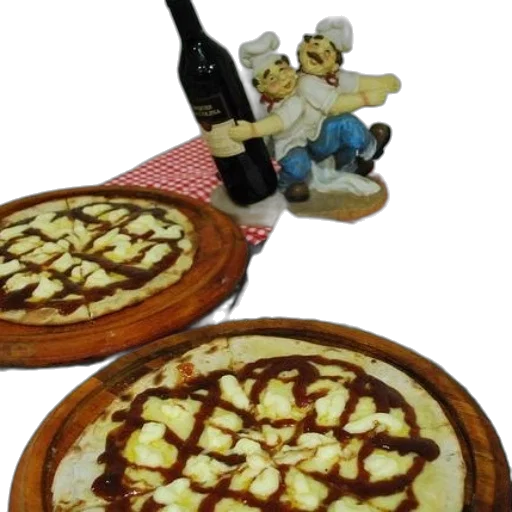 food, 3d render, table, two transparent PNG cut-out