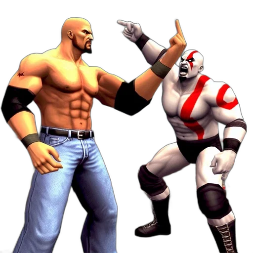 concept art, 3d render, two, characters transparent PNG cut-out