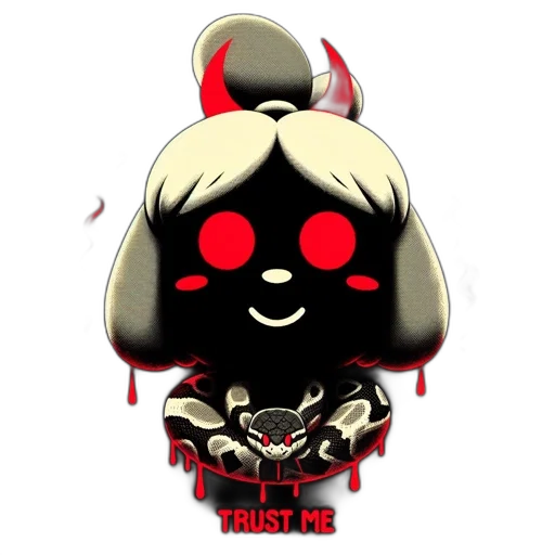 mask, staff, creature, pixel art transparent PNG cut-out