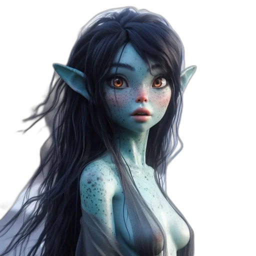 creature, face, fantasy art, concept art transparent PNG cut-out