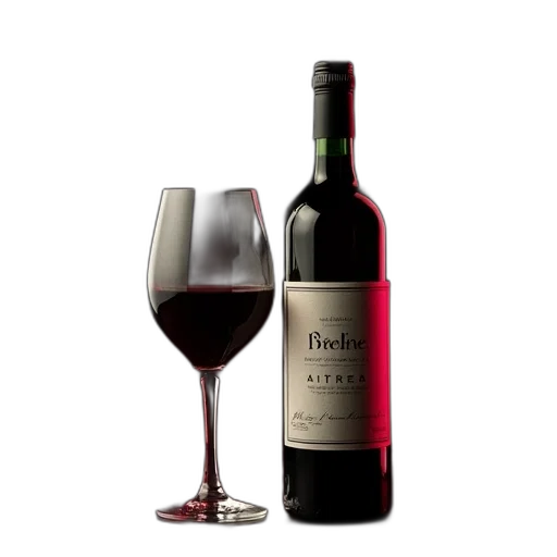 bottle, glass, red, wine transparent PNG cut-out