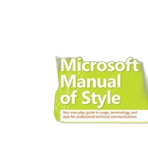 3d render, microsoft, manual, style transparent PNG cut-out