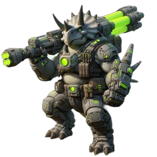 weapon, robot, animal, staff transparent PNG cut-out