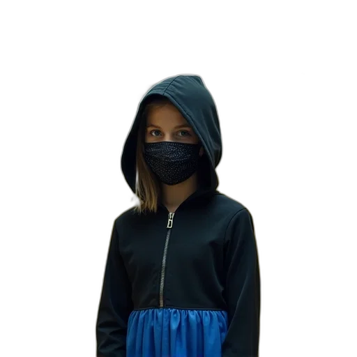 jacket, mask, face, dress transparent PNG cut-out