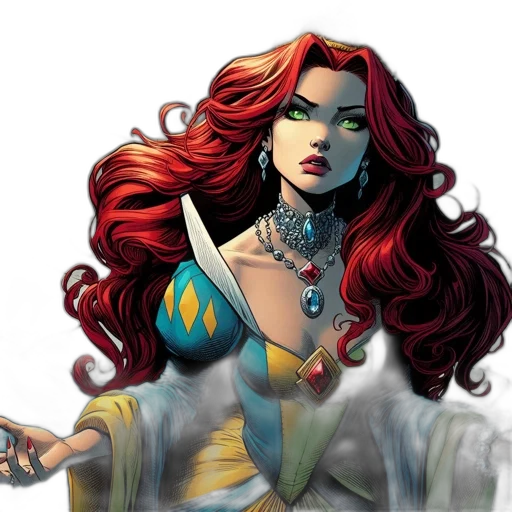comic book art, fantasy art, concept art, regal transparent PNG cut-out