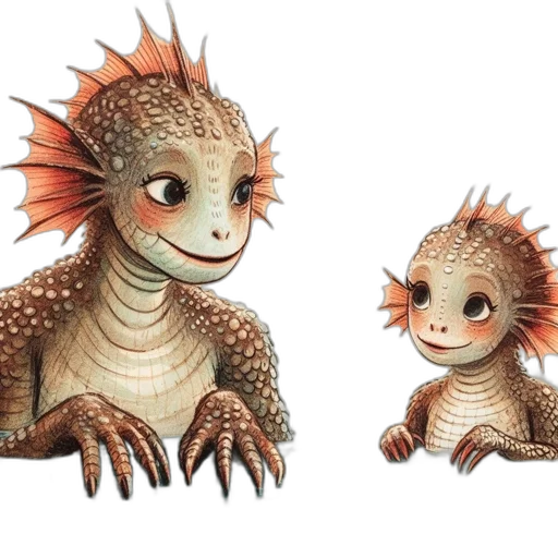 creature, dragon, animal, concept art transparent PNG cut-out