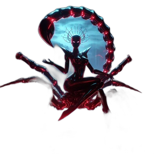 creature, jewelry, crown, staff transparent PNG cut-out