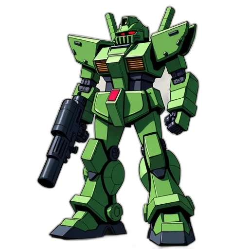 robot, weapon, concept art, pixel art transparent PNG cut-out