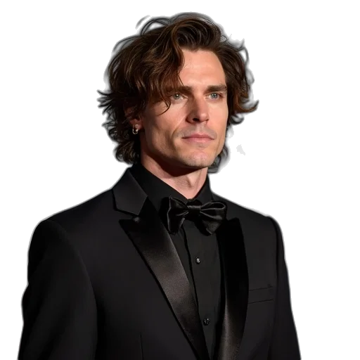 staff, jacket, face, hair transparent PNG cut-out