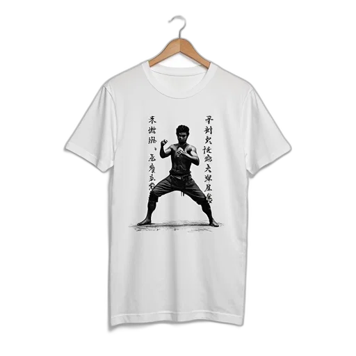 white, t-shirt, black, graphic transparent PNG cut-out