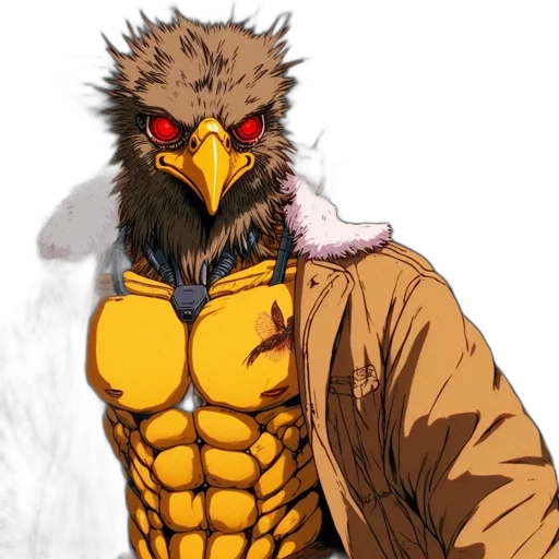 animal, jacket, creature, anime transparent PNG cut-out