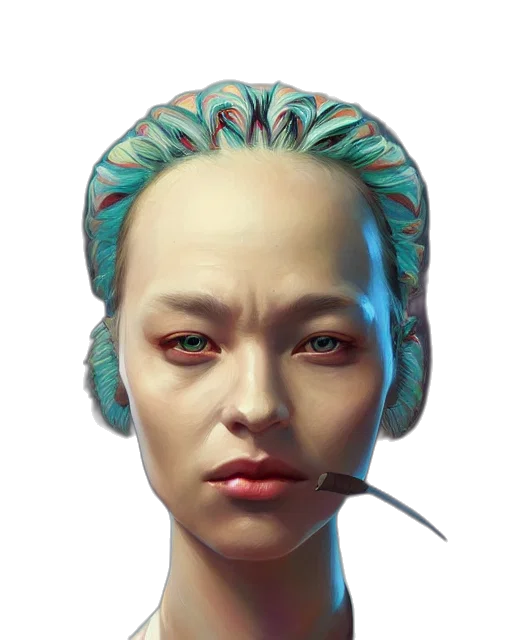 face, robot, mask, staff transparent PNG cut-out
