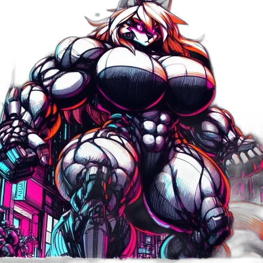 robot, dress, cyberpunk, concept art transparent PNG cut-out