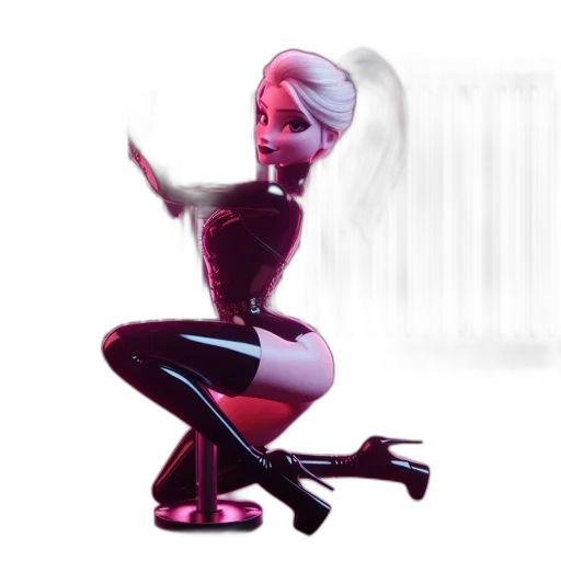 robot, staff, hair, dress transparent PNG cut-out