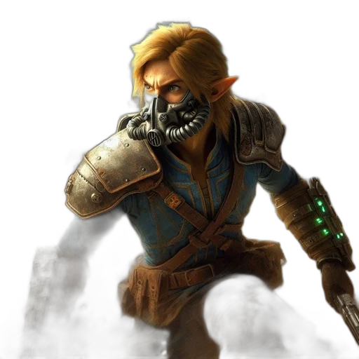 concept art, fantasy art, 3d render, pixel art transparent PNG cut-out