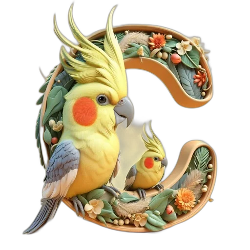 dragon, jewelry, crown, 3d render transparent PNG cut-out