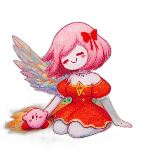 creature, weapon, staff, dress transparent PNG cut-out