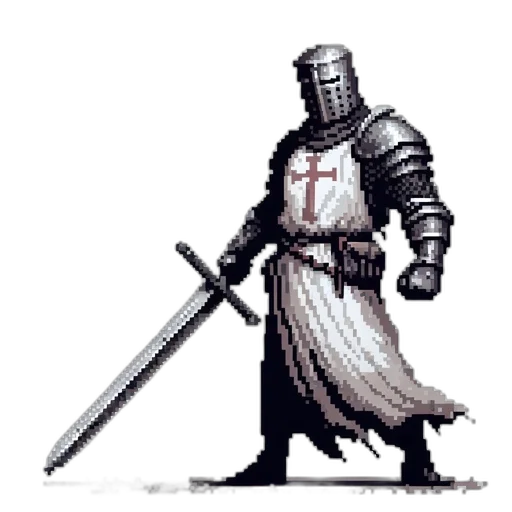sword, weapon, staff, pixel art transparent PNG cut-out