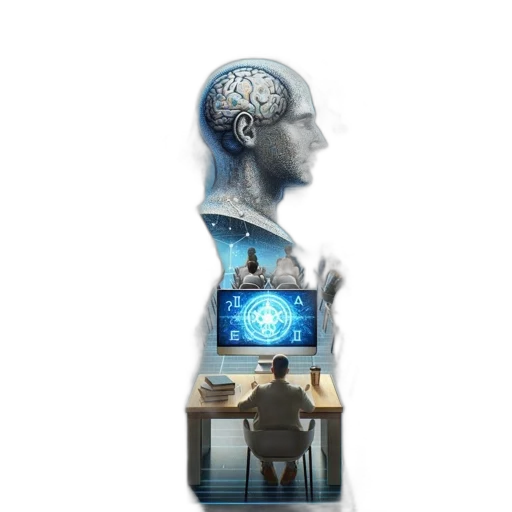 robot, furniture, concept art, cyberpunk transparent PNG cut-out