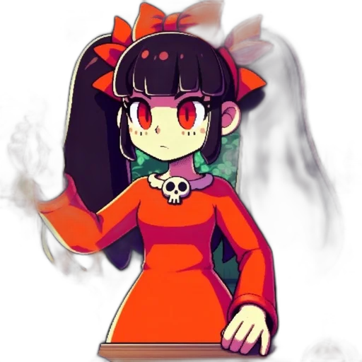 staff, dragon, dress, crown transparent PNG cut-out