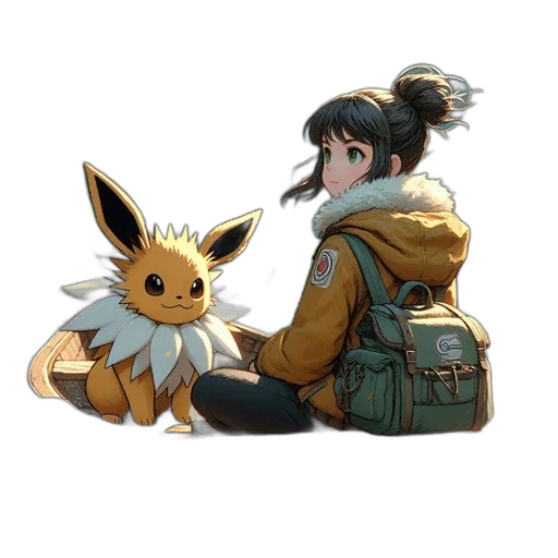 animal, staff, dragon, creature transparent PNG cut-out