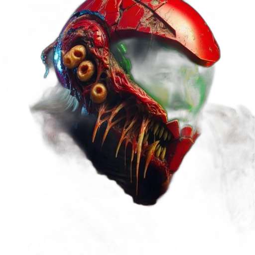 mask, creature, crown, face transparent PNG cut-out