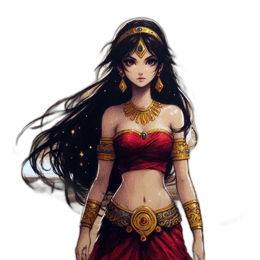 fantasy art, comic book art, concept art, pixel art transparent PNG cut-out