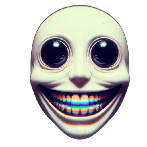 mask, face, robot, creature transparent PNG cut-out